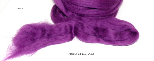 Uni Merino Juna, Lila Rot Stich